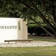 A sign outside Monsanto headquarters